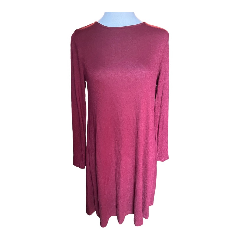 Old Navy Women’s Size Small Maroon Long Sleeve Dress
